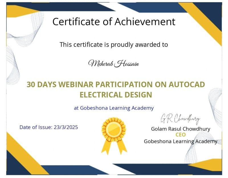 Internship Certificate