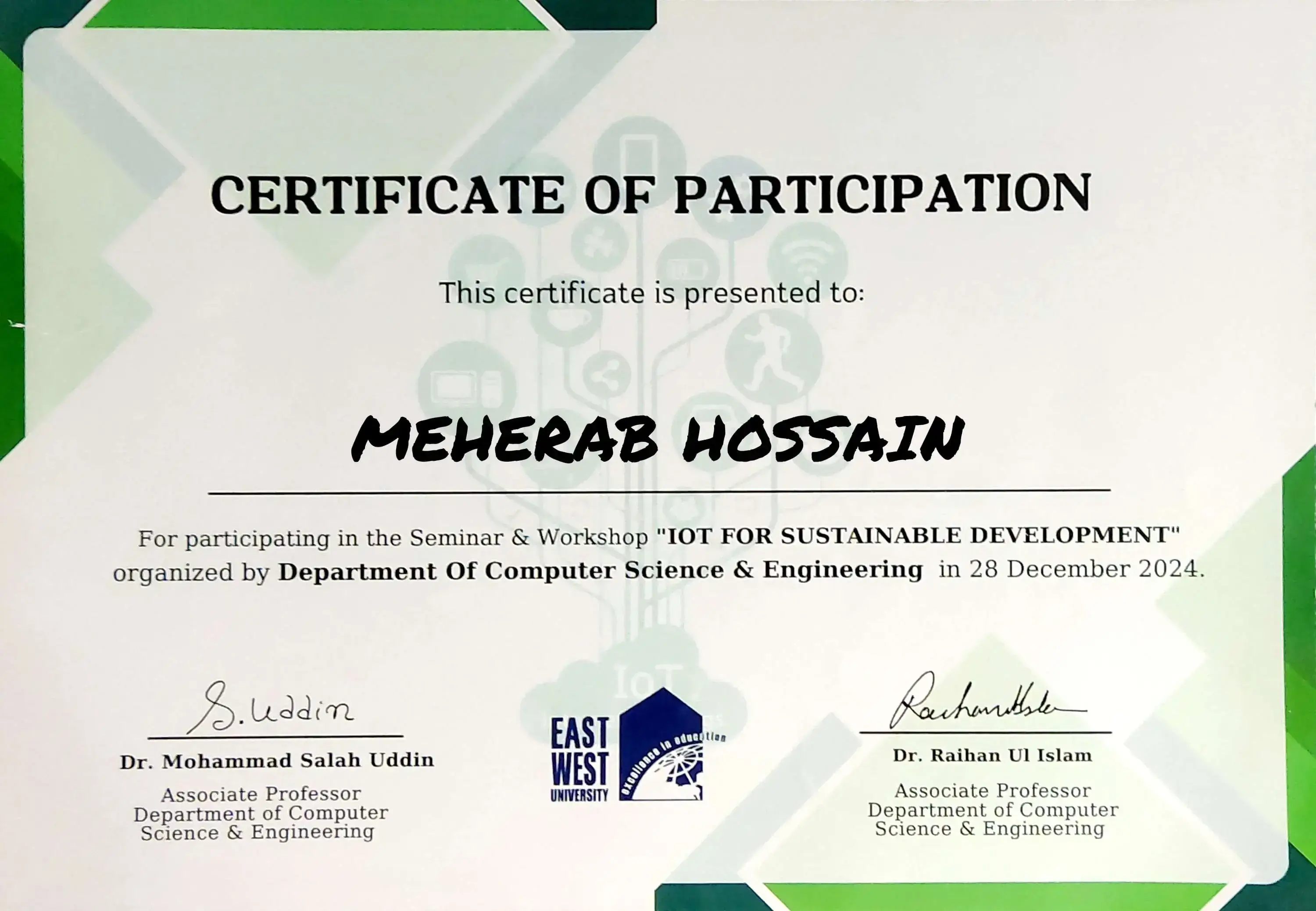 Internship Certificate